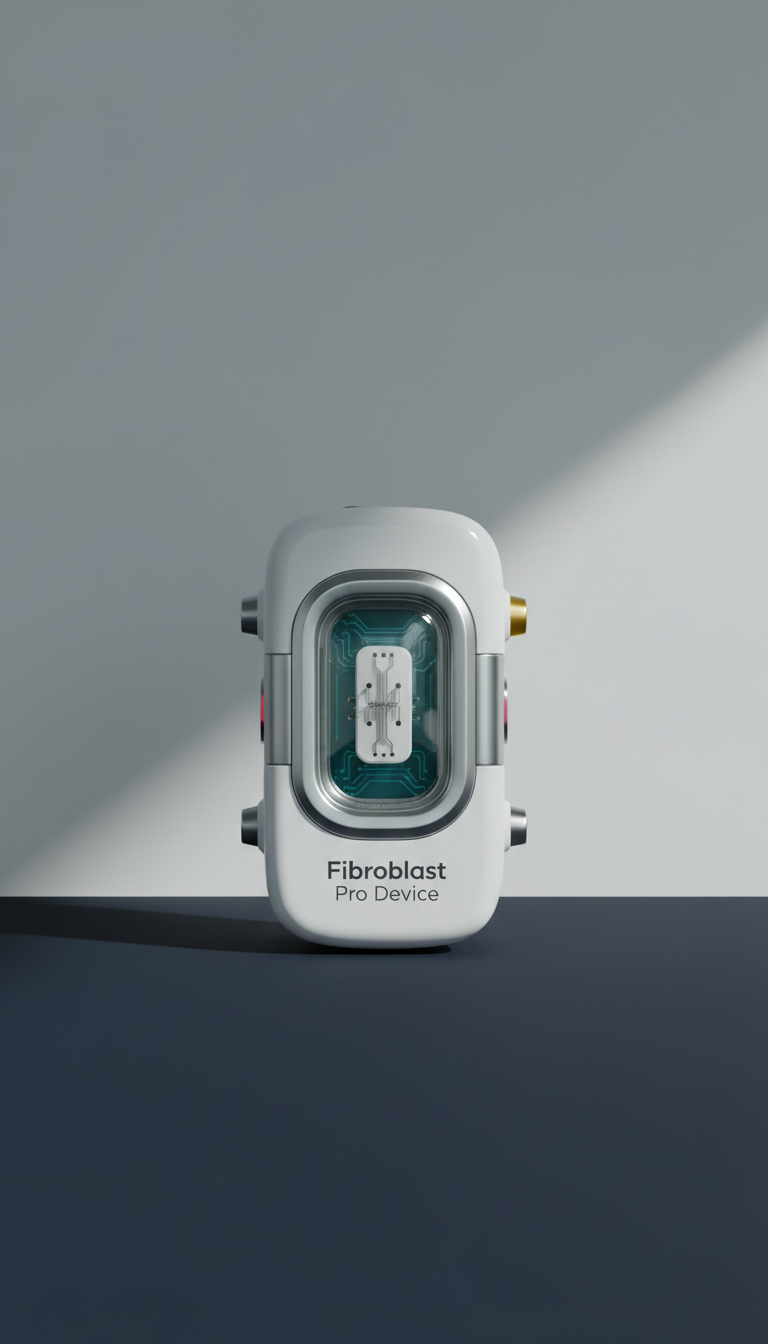Dispositivo fibroblast con carcasa de acero